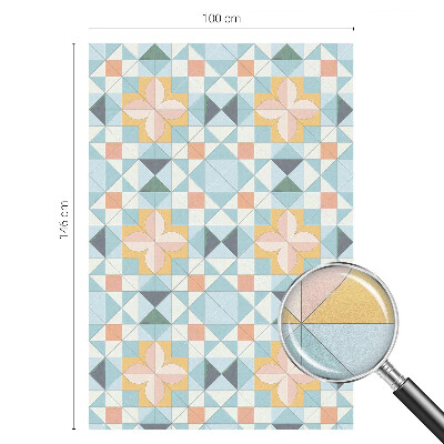 Folija za okna proti soncu Barvita geometrija