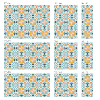 Folija za okna proti soncu Barvita geometrija