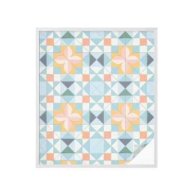 Folija za okna proti soncu Barvita geometrija