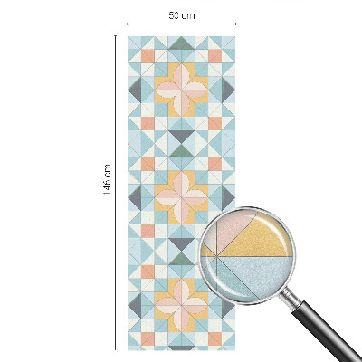 Folija za okna proti soncu Barvita geometrija