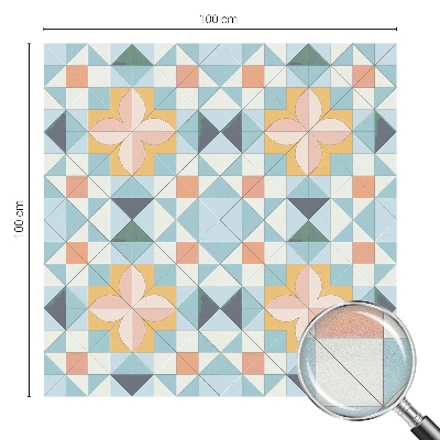 Folija za okna proti soncu Barvita geometrija