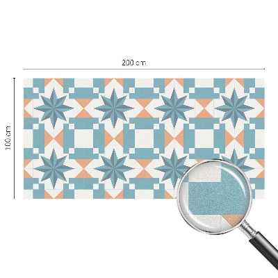 Dekorativna folija za steklo vitraž Modre zvezde