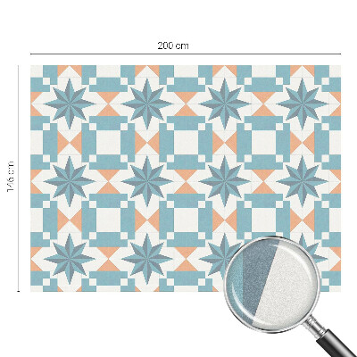 Dekorativna folija za steklo vitraž Modre zvezde