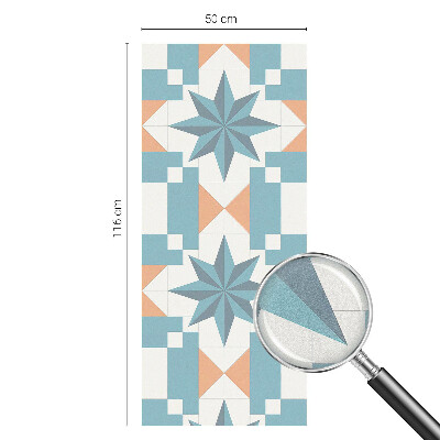 Dekorativna folija za steklo vitraž Modre zvezde