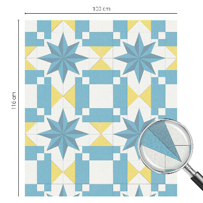 Folija za okna proti soncu Modre zvezde