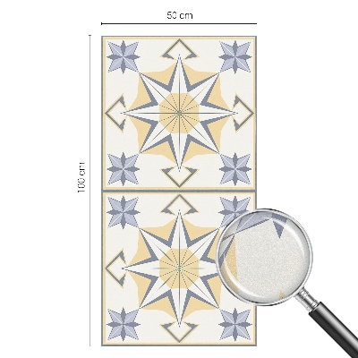 Dekorativna folija za steklo vitraž Geometrijske zvezde