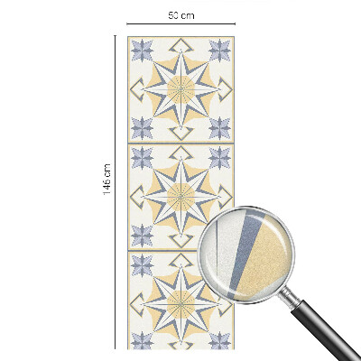 Dekorativna folija za steklo vitraž Geometrijske zvezde