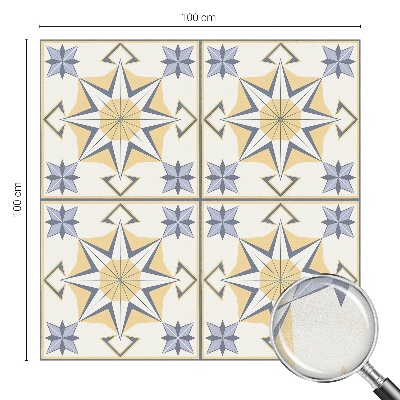 Dekorativna folija za steklo vitraž Geometrijske zvezde