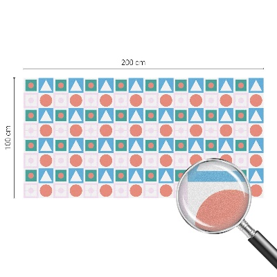 Mlečna folija za okna vitraž Abstraktni vzorci