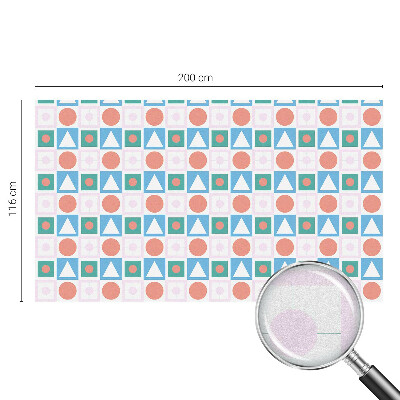 Mlečna folija za okna vitraž Abstraktni vzorci