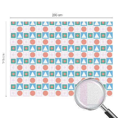 Mlečna folija za okna vitraž Abstraktni vzorci