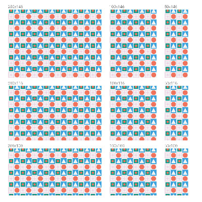 Mlečna folija za okna vitraž Abstraktni vzorci
