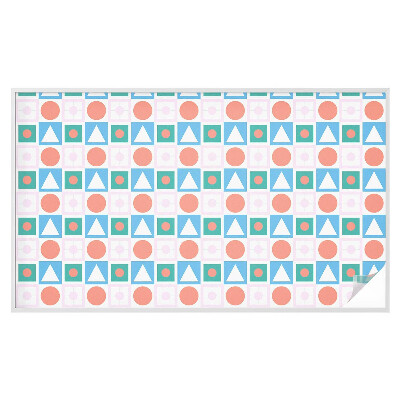 Mlečna folija za okna vitraž Abstraktni vzorci