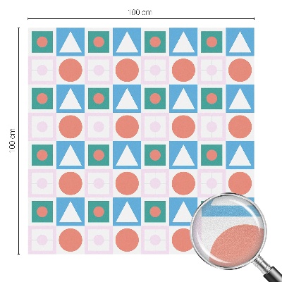 Mlečna folija za okna vitraž Abstraktni vzorci