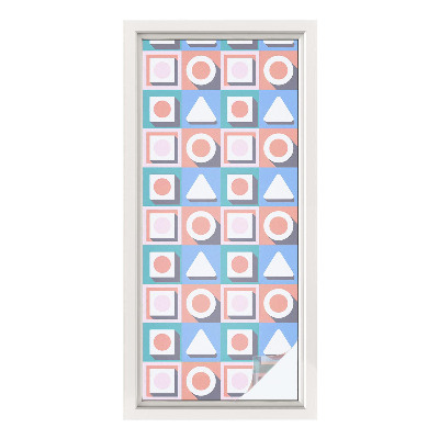 Okenska folija za zaščito pred pogledi Geometrijski vzorci