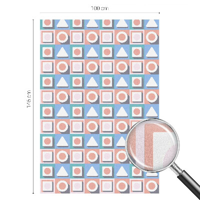 Okenska folija za zaščito pred pogledi Geometrijski vzorci