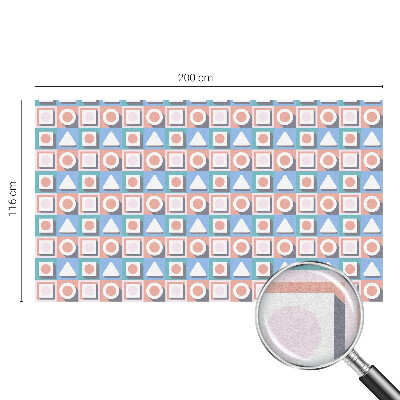 Okenska folija za zaščito pred pogledi Geometrijski vzorci