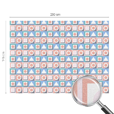 Okenska folija za zaščito pred pogledi Geometrijski vzorci