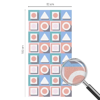 Okenska folija za zaščito pred pogledi Geometrijski vzorci