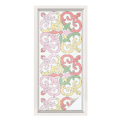 Folija za okna proti soncu Cvetlični okraski