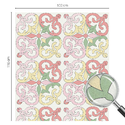 Folija za okna proti soncu Cvetlični okraski