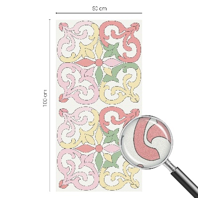 Folija za okna proti soncu Cvetlični okraski