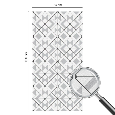 Folija za okna proti soncu Geometrijski vzorci