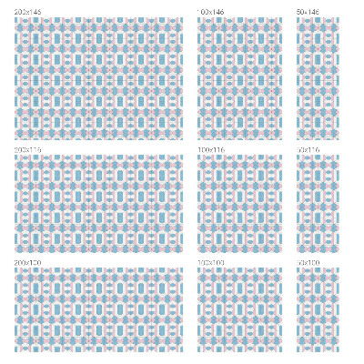 Mlečna folija za okna vitraž Pastelni vzorci