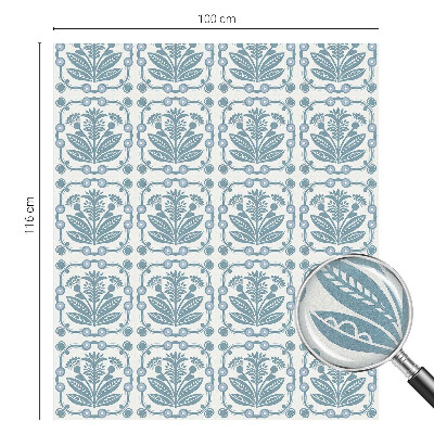 Okenska folija za zaščito pred pogledi Cvetlični vzorec