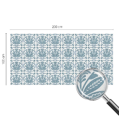 Okenska folija za zaščito pred pogledi Cvetlični vzorec