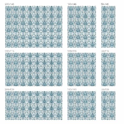 Okenska folija za zaščito pred pogledi Cvetlični vzorec