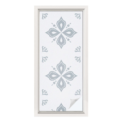 Okenska folija vitraž za zasebnost Geometrijska simetrija