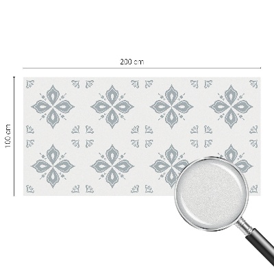 Okenska folija vitraž za zasebnost Geometrijska simetrija