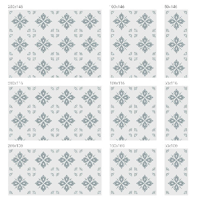 Okenska folija vitraž za zasebnost Geometrijska simetrija