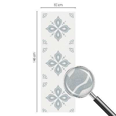 Okenska folija vitraž za zasebnost Geometrijska simetrija