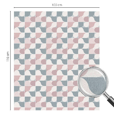 Folija za okna proti soncu Pastelni vzorci