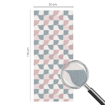 Folija za okna proti soncu Pastelni vzorci