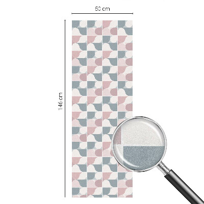 Folija za okna proti soncu Pastelni vzorci