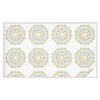 Okenska folija vitraž za zasebnost Boho mandale