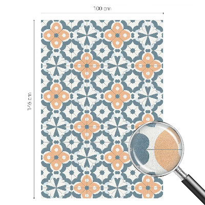 Dekorativna folija za steklo vitraž Mozaično cvetje