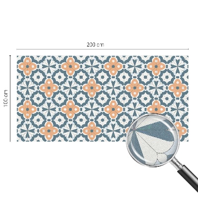 Dekorativna folija za steklo vitraž Mozaično cvetje