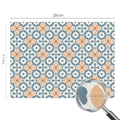 Dekorativna folija za steklo vitraž Mozaično cvetje