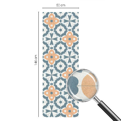 Dekorativna folija za steklo vitraž Mozaično cvetje