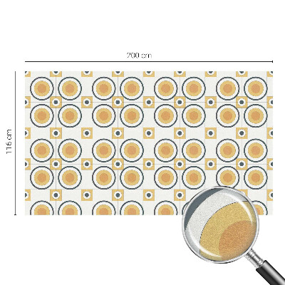 Folija za okna proti soncu Retro krogi