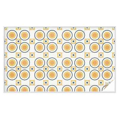 Folija za okna proti soncu Retro krogi