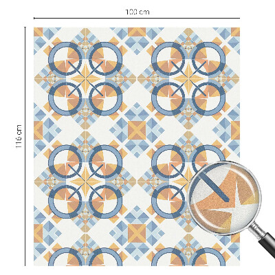 Dekorativna folija za steklo vitraž Geometrijski vzorec
