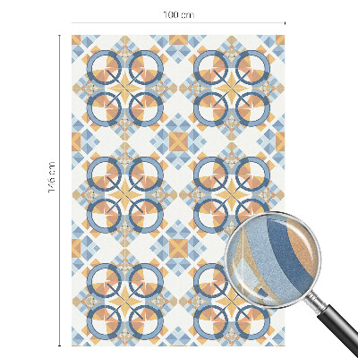 Dekorativna folija za steklo vitraž Geometrijski vzorec