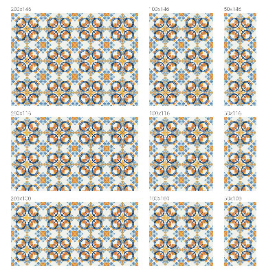 Dekorativna folija za steklo vitraž Geometrijski vzorec