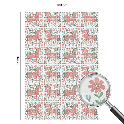 Folija za okna proti soncu Barviti konji