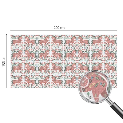 Folija za okna proti soncu Barviti konji